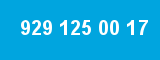 929 125 00 17